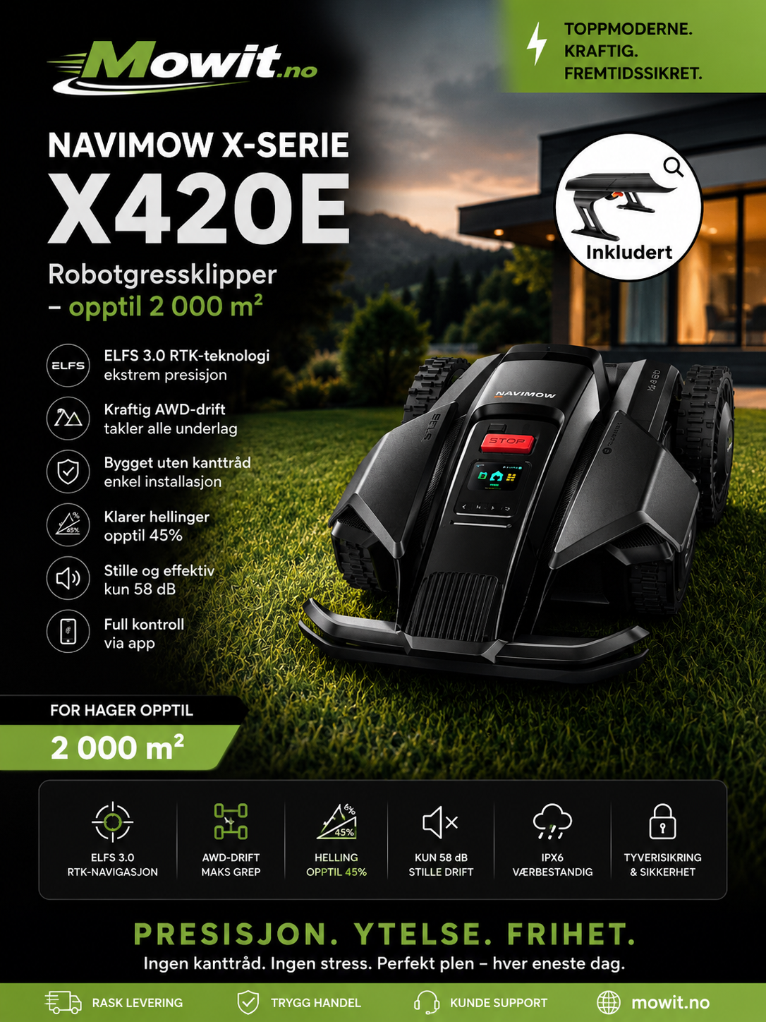 Segway Navimow x420E mowit.no